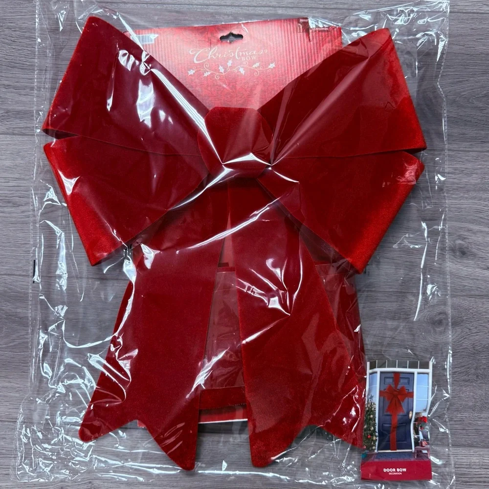 New in package! Red Door Bow and Ribbon Wrap to make your door look like a gift